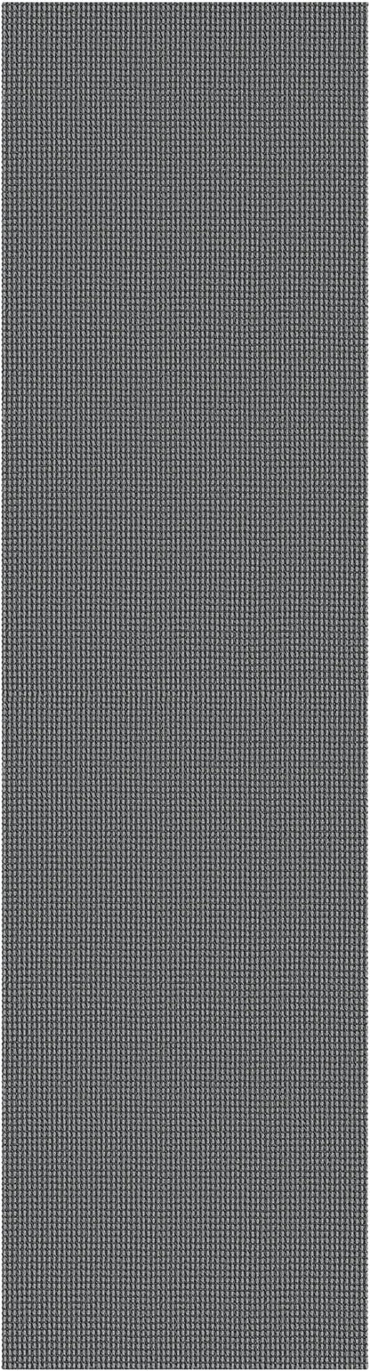 Braided Runner Rug 3x12 Ft Washable Runners for Hallways Non Slip Rubber Backed Kitchen Runners Cotton Long Entryway Runner Indoor, Woven Carpet for Hall Kitchen Entryway, Dark Grey/Grey