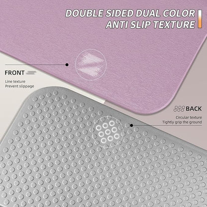 Foldable Fitness Yoga Mat | 2/5" (10MM) Extra Thick | SGS Certified Non-Slip TPE | 75x26" Extra Long-Wide | Portable & Easy Store | for Yoga, Pilates, Home Gym & Full-Body Workouts