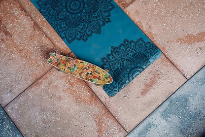 YOGA DESIGN LAB | The Infinity Mat | Luxurious Non-Slip Design Provides Unparalleled Grip to Support and Align You Beautifully | Eco-Friendly | w/Carrying Strap!