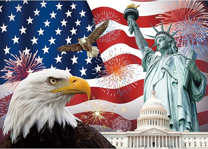 Independence Day Backdrop,7x5FT 4th of July Backdrop American Flag Background USA Flag Portrait Banner Patriotic Veterans Party Decor Supplies