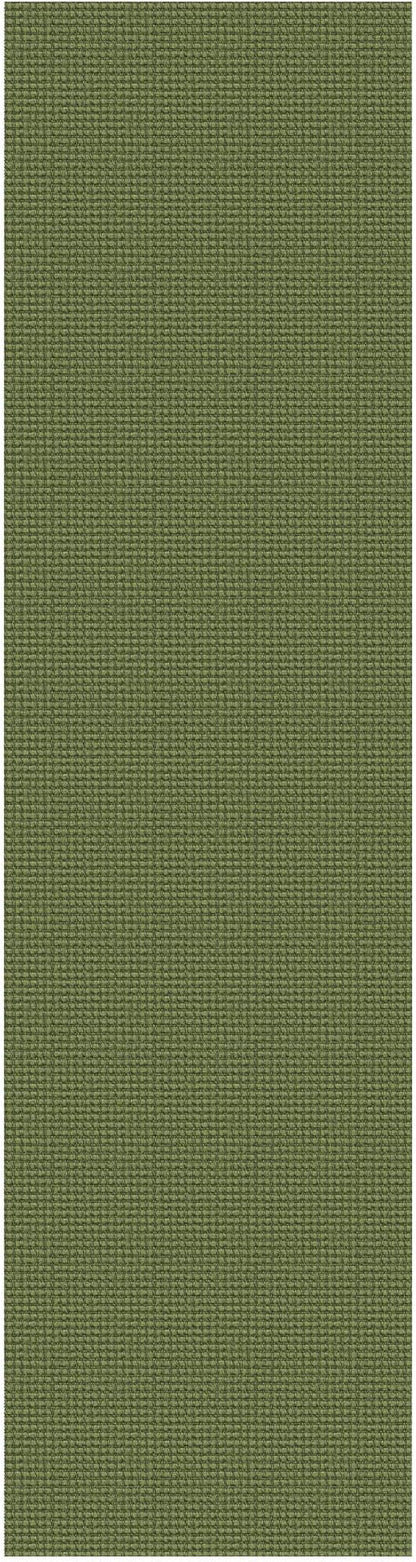 EARTHALL Woven Runner Rug 3x10 Ft Washable Runners for Hallways Long Non Slip Rubber Backed Kitchen Runner Braided Indoor Floor Carpet Runners for Entryway, Hallway, Kitchen, Green