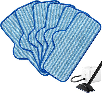 Steam Mop Pads for Dupray Neat Steam Cleaner, 6 Pack Neat Washable and Reusable Microfiber Pads for Dupray Steam Cleaner, Accessories for Dupray Neat Steam Cleaner