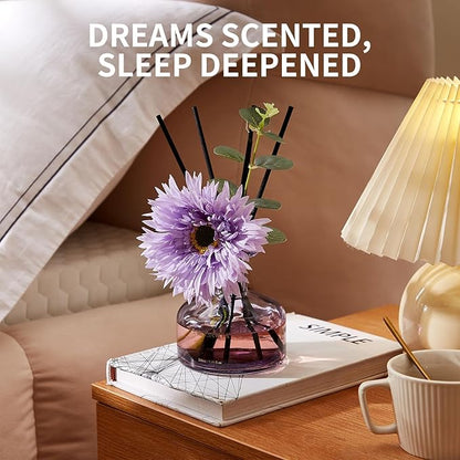 Reed Diffusers Set Lavender Scent, 7.10 oz Diffusers for Home with 7 Diffuser Sticks, Reed Diffuser for 120 Days, Perfect for Bathroom, Shelf Decor, Air Fresheners
