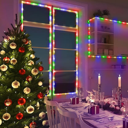 KNONEW 328FT 1000LED Rope Lights for Outside,Outdoor String Lights Waterproof 8 Modes Clear Tube Light for Indoor,Bedroom,Wedding,Garden,Patio,Christmas,Tree,Rv,Holiday Decoration(Multicolor)