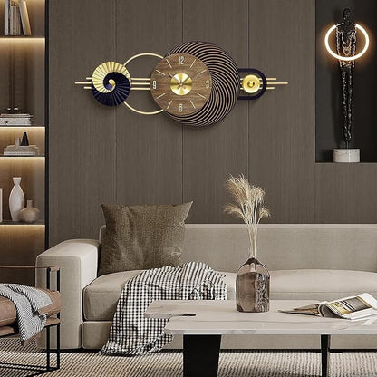 39x16 Inch Large Modern Wall Clock for Living Room – Contemporary Minimalist Silent Non-Ticking Decorative Analog Clocks for Office, Home Decor, Bedroom, Kitchen, Entryway