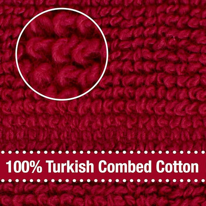 All-Clad Solid Kitchen Towels: Highly Absorbent, Super Soft Long Lasting - 100% Cotton, 17"x30" Tea Towels for Cleaning & Drying Dishes, Pans, Glassware, or Countertops, (2-Pack), Chili