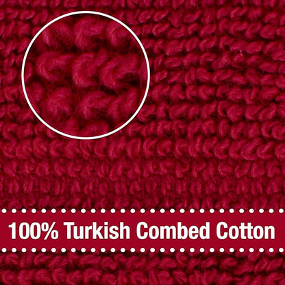 All-Clad Solid Kitchen Towel: Highly Absorbent, Super Soft Long Lasting - 100% Cotton, 17"x30" Tea Towel for Cleaning & Drying Dishes, Pans, Glassware, or Countertops, (1-Pack), Chili