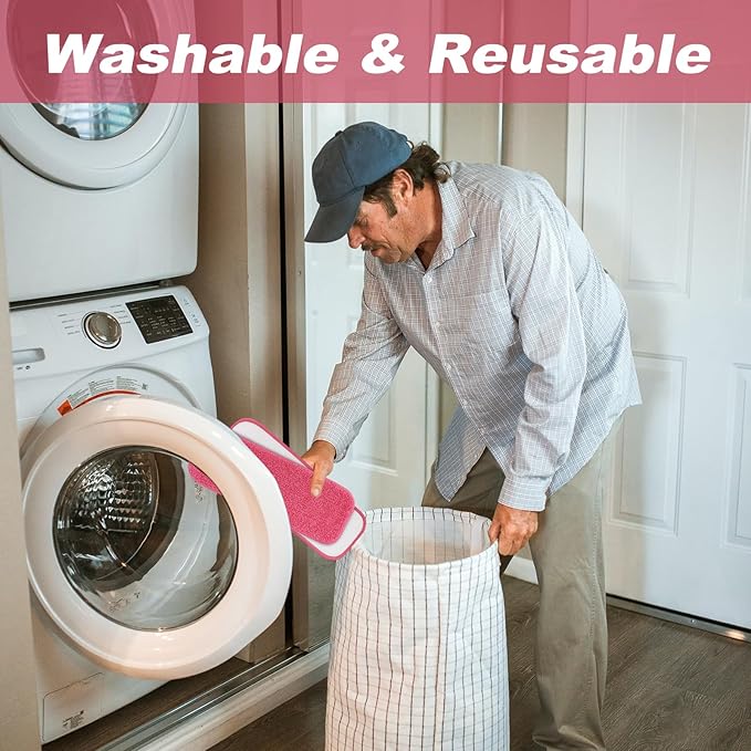 Microfiber Steam Mop Pads Compatible with Schenley Steam Mop Cleaner - 10 Pack Washable and Reusable Replacement Mop Pads Accessories (10 Pack) - Also Fit for swiffer wet jet