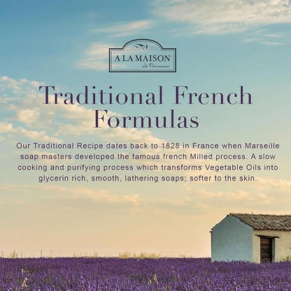A LA MAISON French Liquid Hand Soap, Fresh Sea Salt - Natural Hand Wash Made with Essential Oils - Biodegradable, Plant-Based, Vegan, Cruelty-Free, Alcohol & Paraben Free (16.9 oz, 3 Pack)
