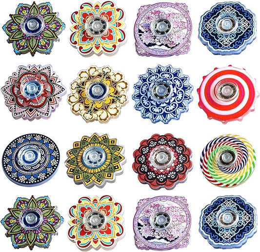 Funny Fidget Toys Fidget Spinner Bulk 24 Pack,Party Favors Gifts Pinata Goodie Bags Stuffers Sensory Toys for Kids Teens Adults ADHD Anxiety Stress Relief,Treasure Box Toy Classroom Prizes Supplies