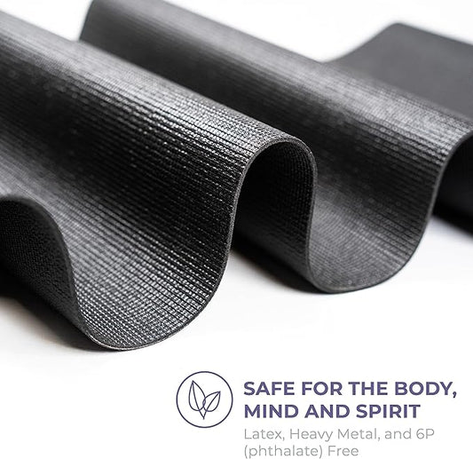 Sunshine Yoga Voyage Yoga Mat, 6 Pack, 72" x 24" Professional Studio and Gym Bulk Yoga Mats, 5mm Thick, Durable, Anti-Tear, Non Slip Fitness and Exercise Mats