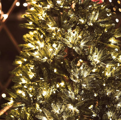 MASHANG Battery Operated Christmas Lights, 2 Pack 50 LED Mini String Lights, Waterproof Xmas Tree Lights with 8 Lighting Modes, Garden Party Wedding Christmas Indoor Outdoor Decor (Warm White