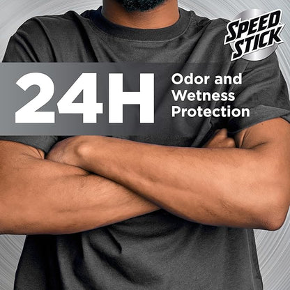 Speed Stick Men's Antiperspirant Deodorant, Irish Spring Scented, 3 Ounce, 4 Pack