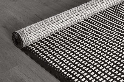 Beverly Rug Micro Loop Area Rug Black/White 8x10 Geometric Modern Luxury Zebra Durable Soft Indoor Rugs for Living Dining Room Office Stain Resistant Non Shedding Casual Indoor Carpet 8 x 10