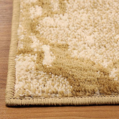 Superior Indoor Large Area Rug, Jute Backed, Perfect for Living/ Dining Room, Bedroom, Office, Kitchen, Entryway, Modern Geometric Trellis Floor Decor, Viking Collection, 5' x 8', Beige