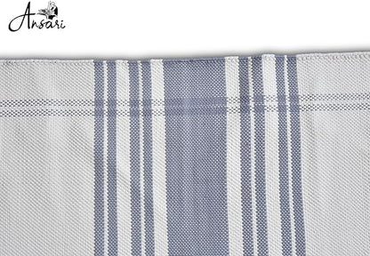 Craftyansari Handwoven Cotton Yoga Mat, Natural, 72 x 24 Inches, Fair Trade, Soft Absorbent Surface for Exercise, Workout, Meditation
