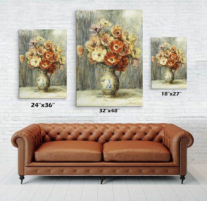 Wexford Home Renoir, Anemones' Gallery Wrapped Canvas Wall Art