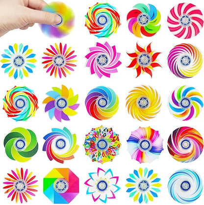 40 Pack Fidget Spinners Bulk Fidget Toys,Anxiety ADHD Stress Relief Sensory Toys Party Favors Supplies Birthday Gifts Goodie Bags Stuffers for Kids Adults Boys Girls, Classroom Prizes (Colorful)