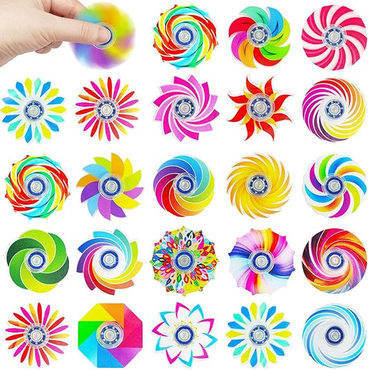 40 Pack Fidget Spinners Bulk Fidget Toys,Anxiety ADHD Stress Relief Sensory Toys Party Favors Supplies Birthday Gifts Goodie Bags Stuffers for Kids Adults Boys Girls, Classroom Prizes (Colorful)