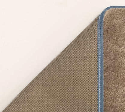 Washable Custom Size Runner Rug Brick Geometric Design Extra Long Runner Rugs for Hallways 26 Inch Wide x Pick Your Size by Feet Slip Skid Resistant Rubber Back (Brick Grey, 15 ft x 26 in)