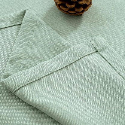 BGment Sage Green Linen Curtains 84 Inches Long for Living Room 2 Panels Set, Spring Decorative Grommet Privacy No See Through Drapes for Bedroom Farmhouse Office Light Filtering, Each 52 Inch Wide