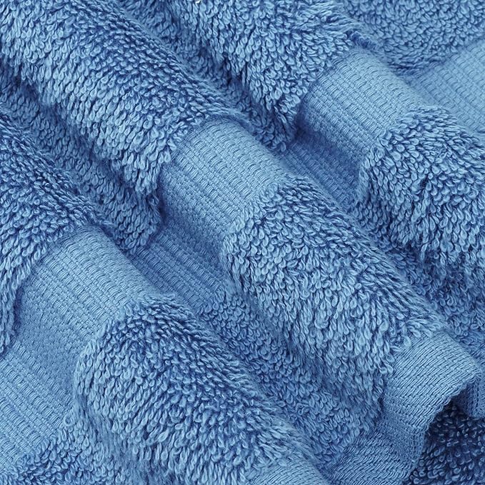 Chakir Turkish Linens, 100% Cotton Premium Quality Turkish Bath Sheets (35''x70'' Large Bath Sheet Towels - Wedgewood)