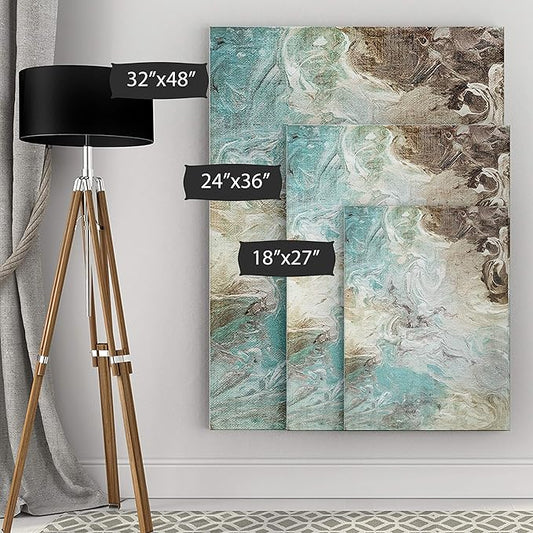 Wexford Home Porch & Den 'Aqua Marble' Gallery Wrapped Canvas Wall Art