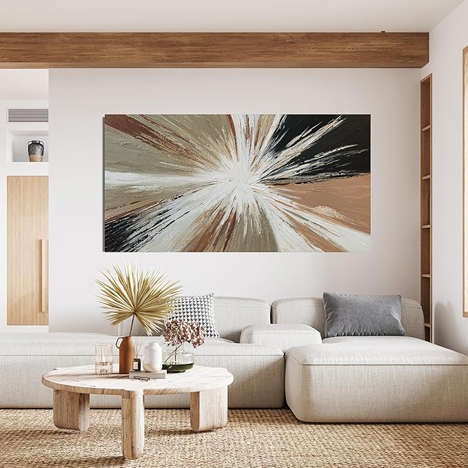 Canvas Wall Art Decor Large Black and White Wall Art Modern Abstract Wall Art Prints Wall Art Pictures for Living Room Abstract Canvas Art Wall Decor Artwork for Walls Bedroom Office Decor 29" X 58"