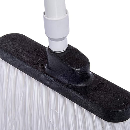 SPARTA Spectrum Duo-Sweep Unflagged Bristle Angle Broom with Handle 56" - White