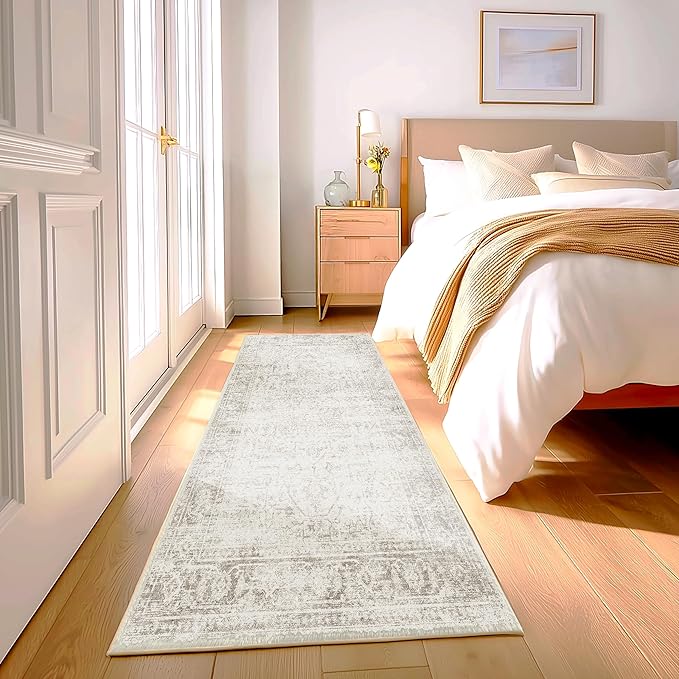 Hallway Runner 2.6x8 Area Rugs Washable Hallway Rug