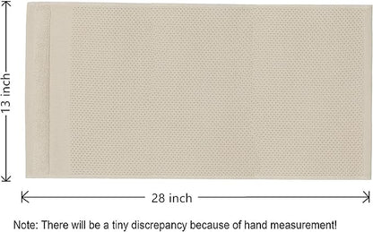 Mia'sDream Cotton Hand Face Head Towel Waffle Weave Kitchen Tea Towel Dish Towels, Soft and Absorbent Bath Guest Gym Towel Washcloths, 13inch x 28inch 3 Pack (Khaki)