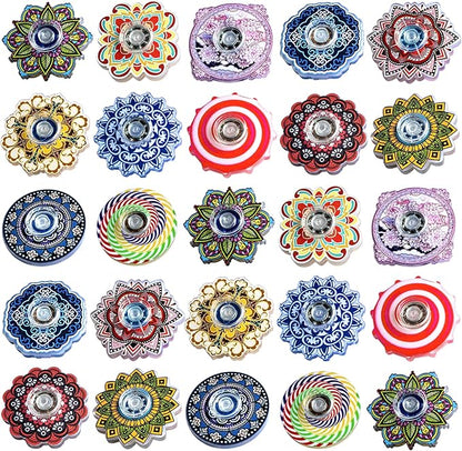 50 Pack Fidget Spinner Mini Toys,Party Favors Supplies Birthday Gifts Easter Basket Goodie Bags Stuffers for Kids Adults,Sensory Toys for Boys Girls Stress Relief,Treasure Box Toy Classroom Prizes