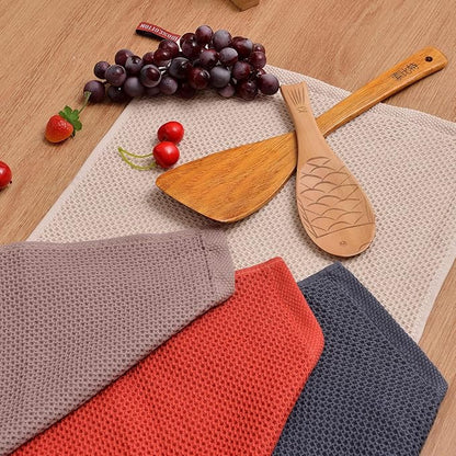 BALCONY & FALCON Waffle Weave Dish Towel Kitchen Towel Hand Dish Rags Great for Household Cooking Cleaning