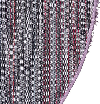 Unique Loom Solid Shag Collection Area Rug (3' 3" Round, Lilac)