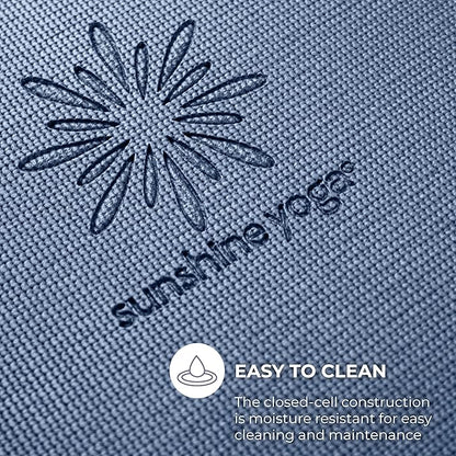 Sunshine Yoga Voyage Yoga Mat, 10 Pack, 72" x 24" Professional Studio and Gym Bulk Yoga Mats, 5mm Thick, Durable, Anti-Tear, Non Slip Fitness and Exercise Mats