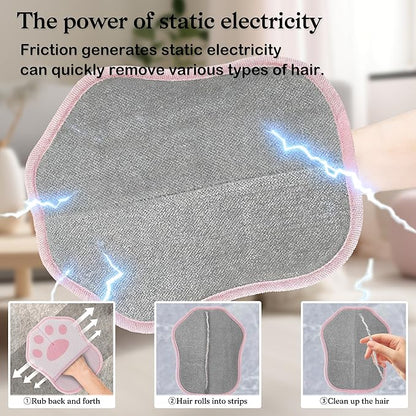 FlowFish 1 Pack Pet Hair Removal Electrostatic Glove for Dogs and Pets, Washable & Reusable Electrostatic Pet Hair Remover Glove, Durable Pet Hair Removal Tool for Multi-Occasions
