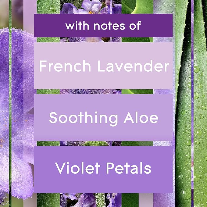 Glade Tranquil Lavender & Aloe 3-Wick Candle, 6.8 Oz, 3 Count
