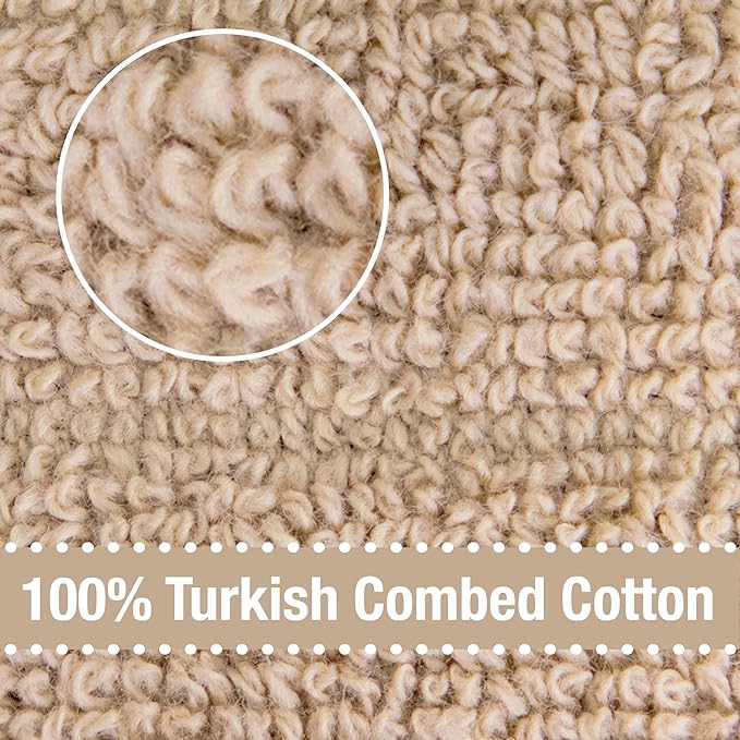 All-Clad Solid Kitchen Towels: Highly Absorbent, Super Soft Long Lasting - 100% Cotton, 17"x30" Tea Towels for Cleaning & Drying Dishes, Pans, Glassware, or Countertops, (2-Pack), Cappuccino
