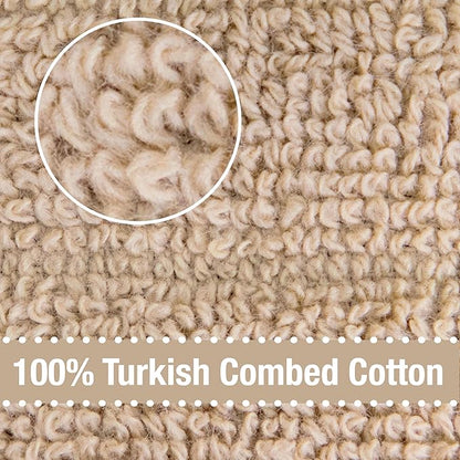 All-Clad Solid Kitchen Towel: Highly Absorbent, Super Soft Long Lasting - 100% Cotton, 17"x30" Tea Towel for Cleaning & Drying Dishes, Pans, Glassware, or Countertops, (1-Pack), Cappuccino