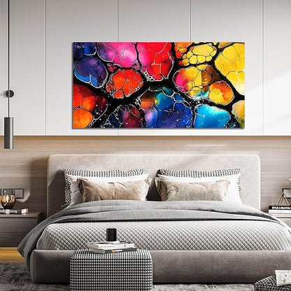 Abstract Canvas Wall Art for Living Room Bedroom Home Office Modern Colorful Abstract Picture Large Canvas Prints Size 29x58