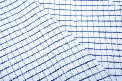 AMOUR INFINI Terry Dish Towels Pack of 4 Highly Absorbent Quick Dry Super Soft 20x28 Inch Kitchen Towel with Hanging Loop for Cleaning & Drying Dishes (Blue)
