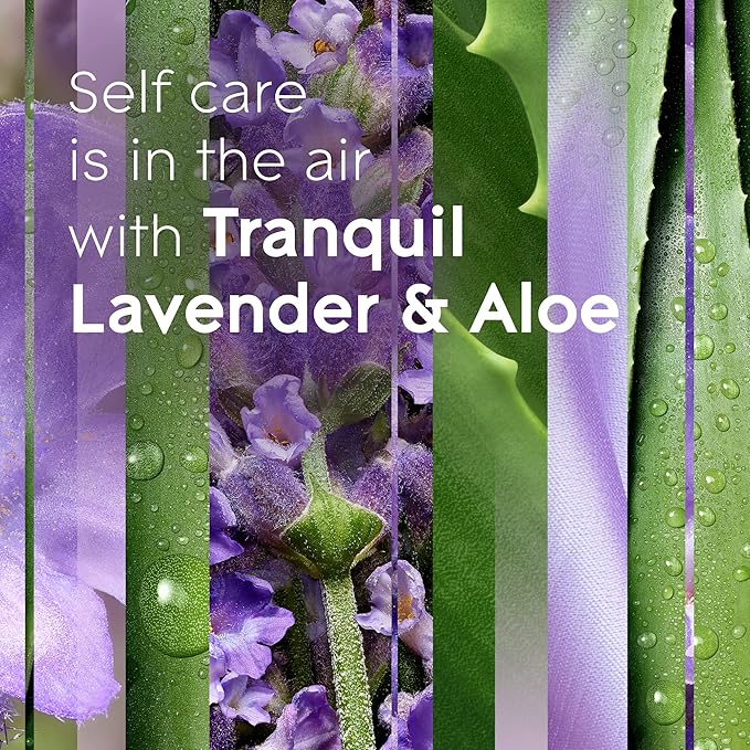 Glade Tranquil Lavender & Aloe 3-Wick Candle, 6.8 Oz, 3 Count