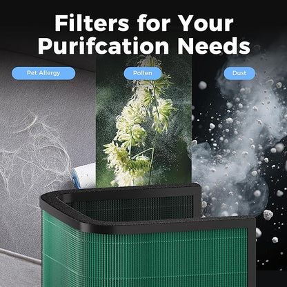 Air Humidifiers and Purifier for Bedroom - 6L Humidifier Air Purifier for Large Room, Effortless Refilling and Cleaning, Ultra-Quiet for a Peaceful Environment in Home and Office