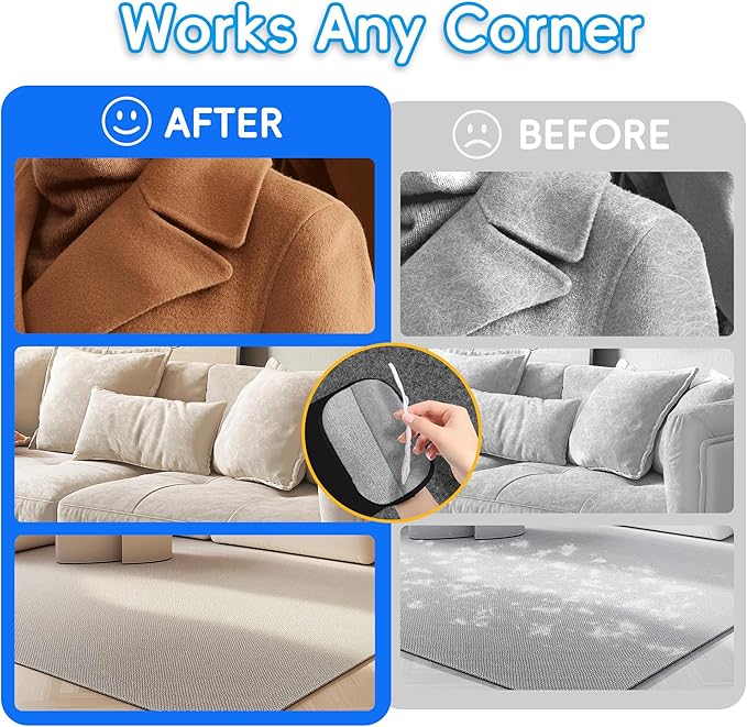 Thickened Ectrostatic Pet Hair Removal Glove, Magic Brush Pet Hair Remover Tool for Cat & Dog, Upgraded Reusable Pet Hair Gloves for Couch, Clothing, Carpet & Car Seat, Cat Grooming Gloves