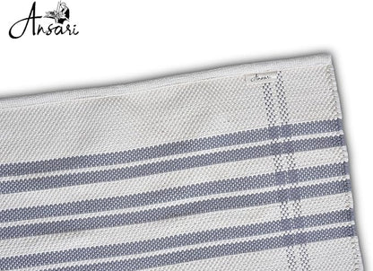 Craftyansari Handwoven Cotton Yoga Mat, Natural, 72 x 24 Inches, Fair Trade, Soft Absorbent Surface for Exercise, Workout, Meditation