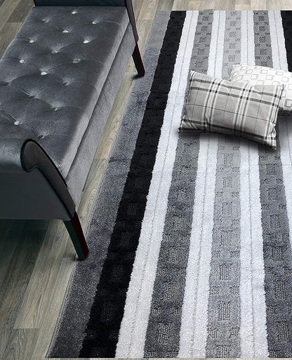 Custom Cut Hallway Runner Rug, Slip Resistant, 31 Inch Wide X Your Choice of Length, Chain Anthracite, 31 Inch X 9 feet