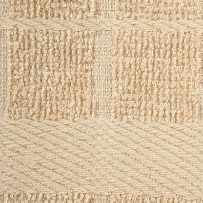DII Basic Terry Collection Solid Windowpane Dishcloth Set, 12x12, Pebble, 6 Piece
