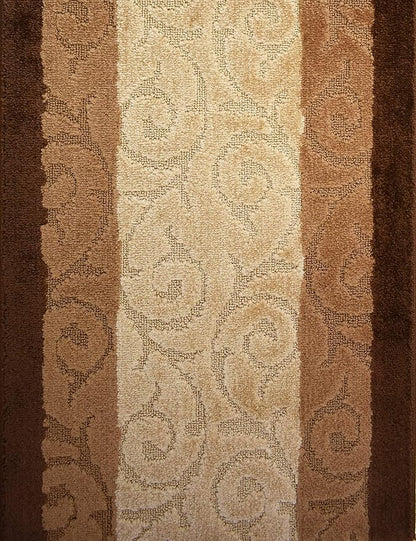 20 FT Brown Extra Long Hallway Runner Rug, Non Slip Washable Indoor Carpet 2'2" x 20' for Bathroom, Entryway, or Living Room! Farmhouse Floor Mat, Custom Lenght