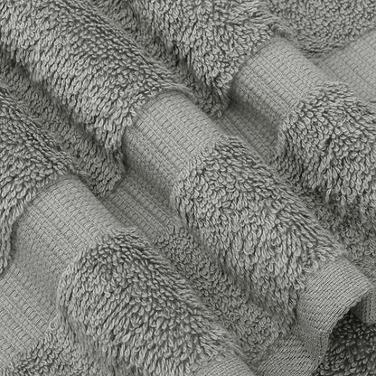 Chakir Turkish Linens | Hotel & Spa Quality 100% Cotton Premium Turkish Towels | Soft & Absorbent (12-Piece Washcloths, Gray)