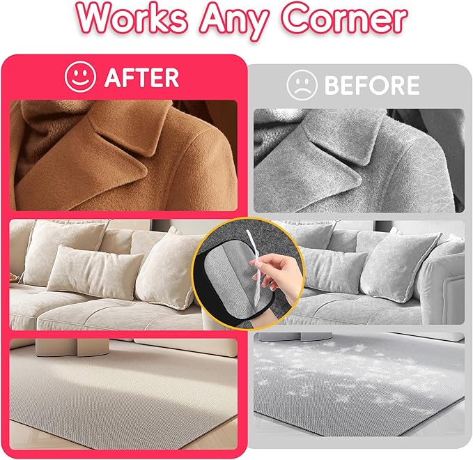 Thickened Ectrostatic Pet Hair Removal Glove, Magic Brush Pet Hair Remover Tool for Cat & Dog, Upgraded Reusable Pet Hair Gloves for Couch, Clothing, Carpet & Car Seat, Cat Grooming Gloves